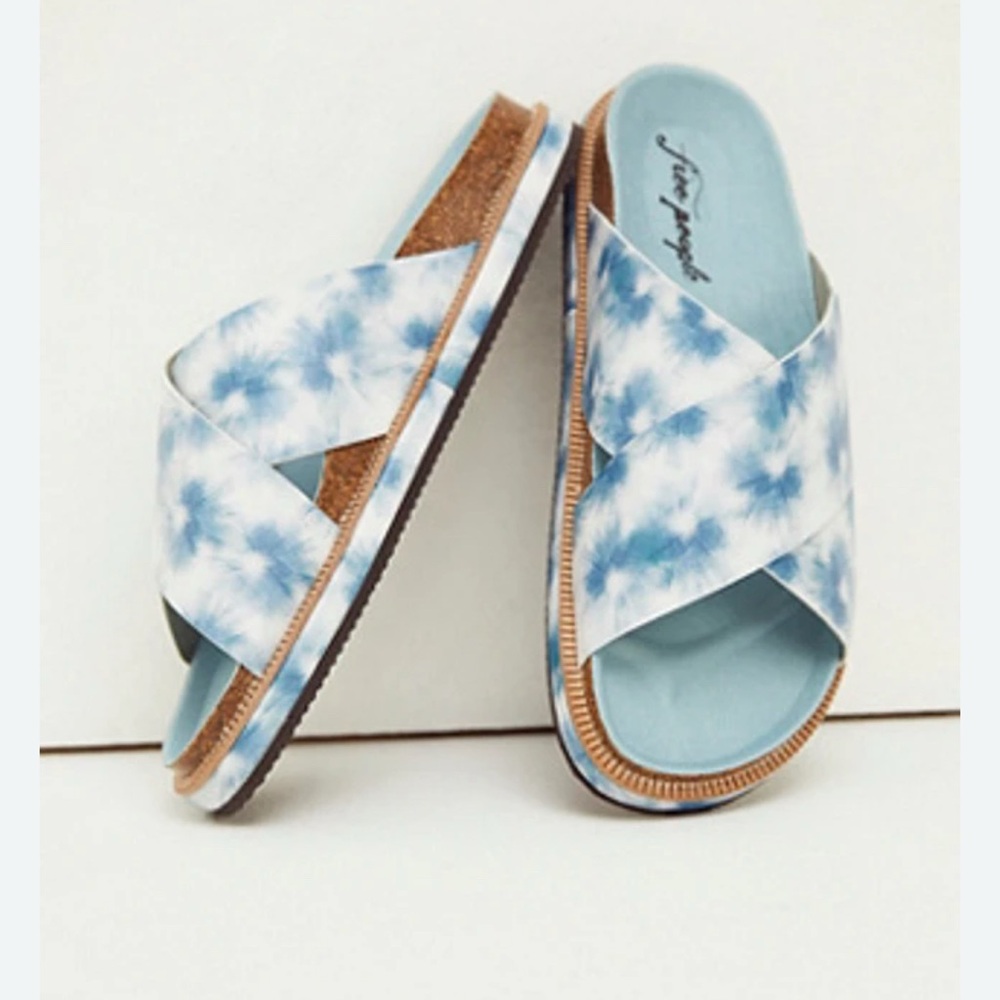 Free People size 8 Sideline Slides NEW